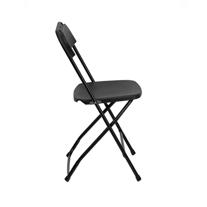 Black Folding Chair - Luxe Seat Rentals